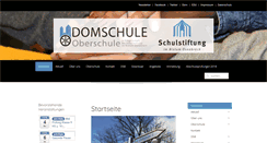 Desktop Screenshot of domschule-os.de