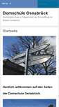 Mobile Screenshot of domschule-os.de