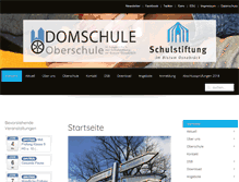 Tablet Screenshot of domschule-os.de